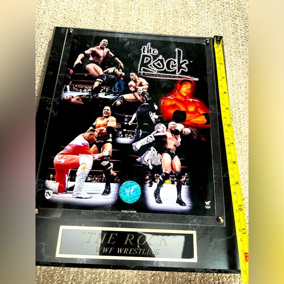 Vintage WWF/ WWE The Rock plaque
11 x 12.5in - Picture 1 of 3